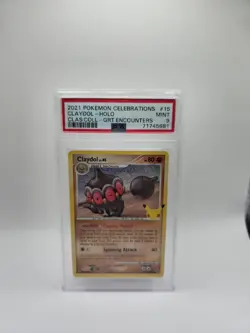 Pokemon TCG Claydol LV.45 Celebrations 25th Anniversary Card 15/106, PSA Grade 9 - Image 1