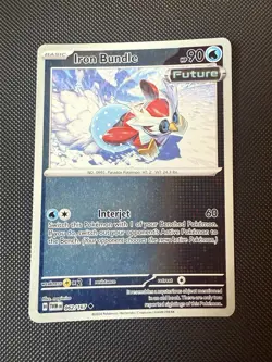 POKEMON TCG: IRON BUNDLE 062/167 TWILIGHT MASQUERADE REVERSE HOLO CARD NM - Image 1