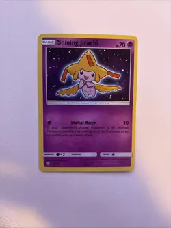 Pokemon Card TCG Shining Jirachi Shiny Holo Rare SHL Shining Legends 42/73 NM - Image 1