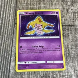 Shining Jirachi 42/73 HP Shining Legends Basic Holo Rare Pokemon Card TCG 2017 - Image 1