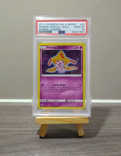 Pokemon TCG Shining Jirachi Holo Card Shining Legends 42/73 PSA 10 Gem Mint - Image 1