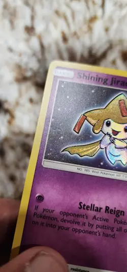 Pokemon TCG Shining Jirachi Holo Rare Card 42/73 Shining Legends Series - Image 2