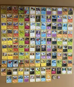 x125 2014 Onwards Pokemon Card Bundle Various+ 4 Holo Cards + extra originals - Image 1