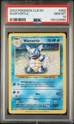 PSA 10 Wartortle 002 Pokemon - Image 1