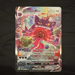 Gengar VMAX 271/264 Alt Art Secret Rare Fusion Strike Pokemon Card - Image 1