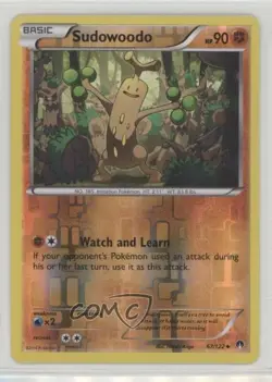 Sudowoodo Reverse Foil Pokemon XY Breakpoint #67 - Image 1