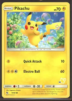 Pikachu 19/68 NM PIKACHU STAMPED Pokemon Battle Academy Variation NM - Image 1