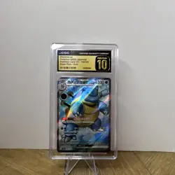 Pokemon Blastoise ex 186/165 Sv2a Card 151 Super Rare Holo CGC 10 Japanese 2023 - Image 1