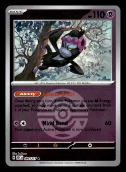 Pokemon Munkidori (Dusk Ball) #099/217 tcg Near Mint or Better - Image 1