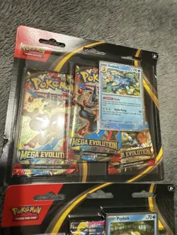 Pokemon Mega Evolutions 3 Pack Blister Sealed (Psyduck And Golduck Meowscarada ) - Image 2