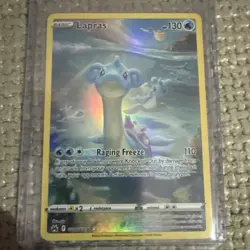 Pokemon TCG Crown Zenith Lapras GG05/GG70 Ultra Rare Card Galarian Gallery - Image 1