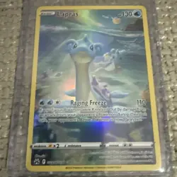 Pokemon TCG Crown Zenith Lapras GG05/GG70 Ultra Rare Card Galarian Gallery - Image 2