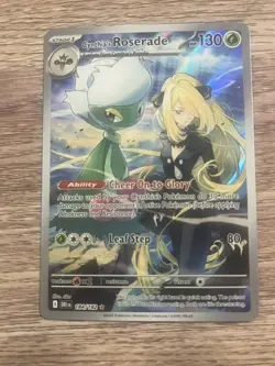 Pokemon TCG - Cynthia's Roserade - 184/182 - Destined Rivals Illustration Rare - Image 1