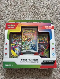 Pokemon TCG First Partner Illustration Collection Series 1 Box New Sealed - Image 1