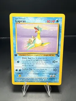 Pokemon Lapras 25/62 Fossil 1st Edition - Image 2