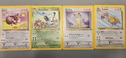 Base Set Unlimited And Jungle Small Card Lot Pokemon TCG Vintage MP - Image 1