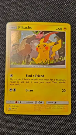 Pokemon TCG Pikachu SM234 Promo Holo - near mint - Image 2
