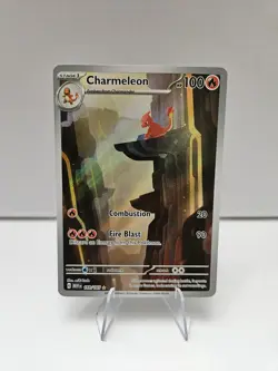 Pokemon TCG Charmeleon 169/165 SV: Scarlet & Violet 151 Illustration Rare Holo - Image 1