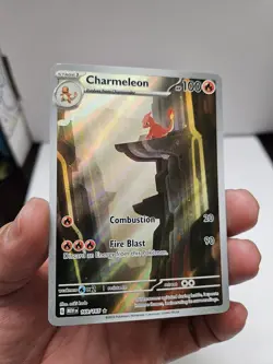Pokemon TCG Charmeleon 169/165 SV: Scarlet & Violet 151 Illustration Rare Holo - Image 3