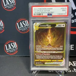 2023 POKEMON SWORD & SHIELD CROWN ZENITH SECRET FULL ART/ARCEUS VSTAR PSA 9 - Image 1