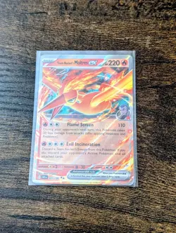 Team Rocket's Moltres Ex 031/182 Destined Rivals Holo Double Rare Pokemon NM-MT - Image 1