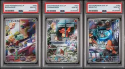 Sequential Pokemon PSA 10 Bulbasaur 050/049 Charmander 051 Squirtle 052 SVG JAP - Image 1