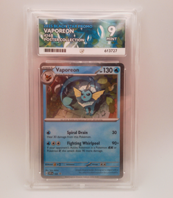 Vaporeon Black Star Promo COSMOS Holo 168 Mint Ace Grading 9 Pokemon Slab - Image 1