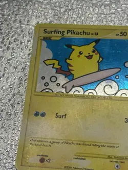 Surfing Pikachu 114/111 Secret Rare - Pokemon Rising Rivals - LP - Image 4