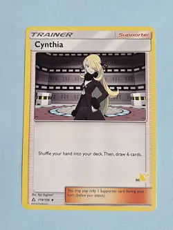 2018 Cynthia Trainer 119/156 - Pikachu #50 Stamped - Ultra Prism - Pokemon TCG - Image 1