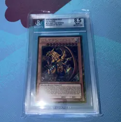 Yu-Gi-Oh! The Winged Dragon of Ra 1st Ed PGLD-EN031 Bgs 8.5 secret rare slab - Image 1