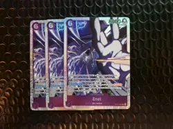 3x One Piece CCG Enel SR OP15-060 Adventures On Kami’s Island NM - Image 1