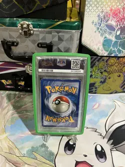 Pokemon 2006 EX Crystal Guardians Celebi Gold Star #100 PSA 1 - Image 2