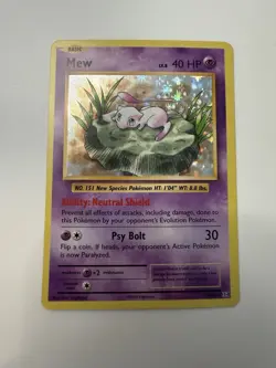 Mew 53/108 Holo Rare Evolutions Pokemon Near Mint - Image 1