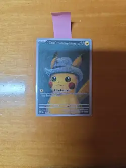 Pokemon x Van Gogh Museum: Pikachu with Grey Felt Hat Promo Card - Image 1