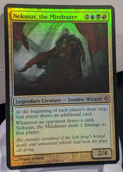 MTG, Nekusar, the Mindrazer (Commander 2013) Oversize Cards Foil - Image 1