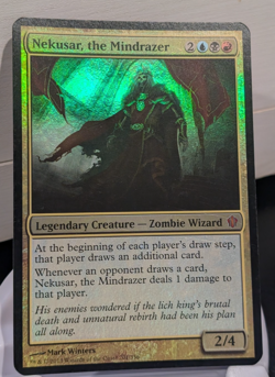 MTG, Nekusar, the Mindrazer (Commander 2013) Oversize Cards Foil - Image 2