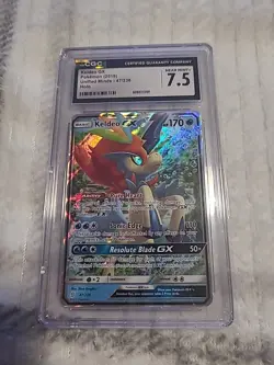Pokemon Keldeo GX Unified Minds Holo Card 47/236 Ultra Rare, Sun & Moon - Image 1