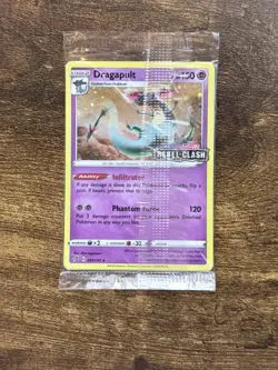 Dragapult 091/192 Rebel Clash Sealed Promo Card - Image 1