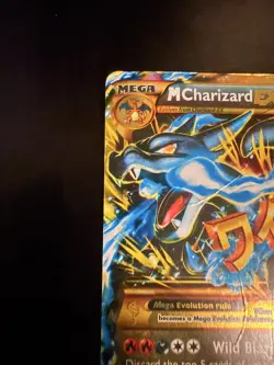 Mega Charizard EX 108/106 Flashfire Pokemon Card - DMG - Image 4