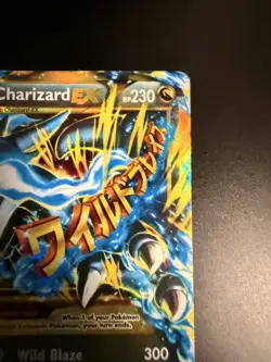 Mega Charizard EX 108/106 Flashfire Pokemon Card - DMG - Image 5