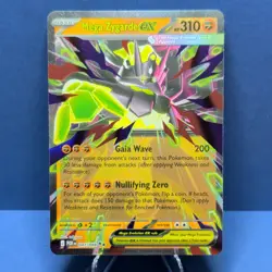 Mega Zygarde EX 047/088 POR EN Full Art Holo Ultra Rare Pokemon TCG Card - Image 1