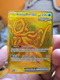 Pokemon TCG Walking Wake EX Hyper Rare Holo Prismatic Card 178/131 Evolutions Nm - Image 1