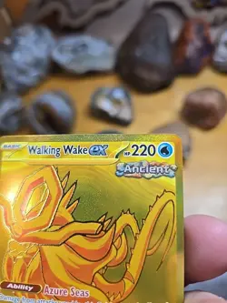 Pokemon TCG Walking Wake EX Hyper Rare Holo Prismatic Card 178/131 Evolutions Nm - Image 4