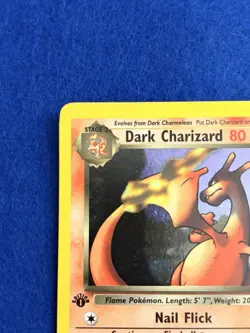 1st Edition Dark Charizard 4/82 Pokemon Team Rocket Holo Rare Card NM WOTC - Image 2