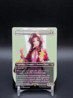 Aerith Gainsborough Final Fantasy Borderless NM MTG - Image 1