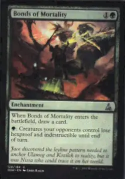 Bonds of Mortality - Oath of the Gatewatch: #128, Magic: The Gathering Nm C262 - Image 1