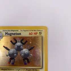 Magneton 9/102 Unlimited Base Set Holo Rare HP WOTC Pokemon TCG Vintage Single - Image 4