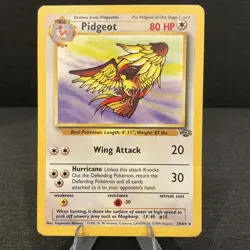 Pidgeot 24/64 Jungle Rare Non-Holo Vintage WOTC Pokemon TCG Card - Image 1