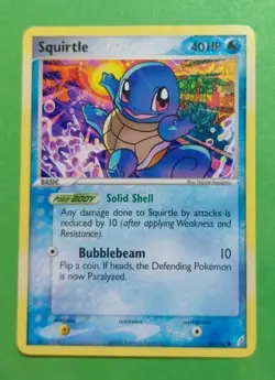 Squirtle 64/100 Crystal Guardians Regular Pokemon, LP - Image 1