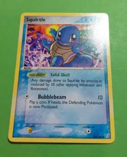 Squirtle 64/100 Crystal Guardians Regular Pokemon, LP - Image 2